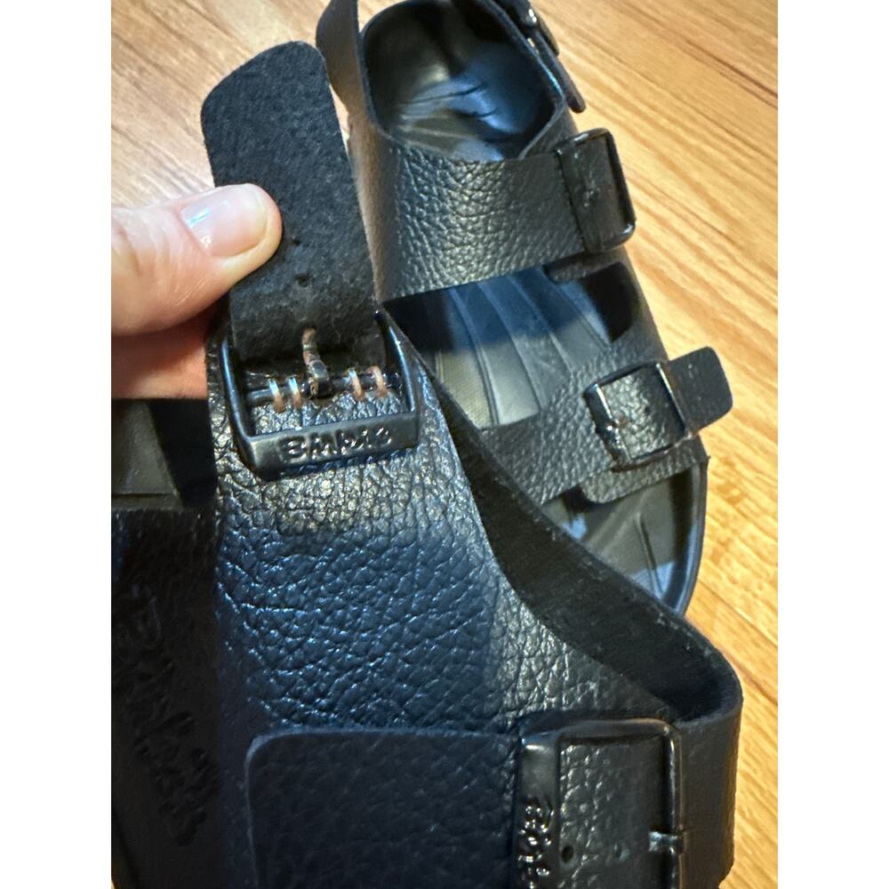 Birksenstocks Birks Black Men Sandals Sz 44 *preloved - Picture 9 of 12
